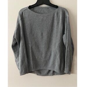 Gray Long Sleeve Women's Top